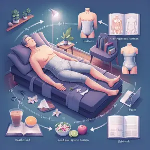 Imagem ilustrativa para o artigo sobre Quanto tempo após a lipoabdominoplastia posso levantar sozinha? Guia de recuperação