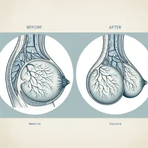 Imagem ilustrativa para o artigo sobre Mastopexia com prótese: como fica a cicatriz e dicas para cuidar adequadamente