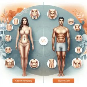 Imagem ilustrativa para o artigo sobre Diferenças entre abdominoplastia e lipoabdominoplastia: entenda os resultados e vantagens