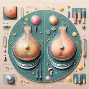 Imagem ilustrativa para o artigo sobre Mastopexia com prótese ou apenas lifting? Comparação das técnicas e suas diferenças